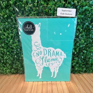 Chalk Couture No Drama Llama Transfer retired Size B 8.5 x 11 inches